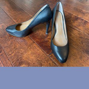 Banana Republic Black Leather Stilettos